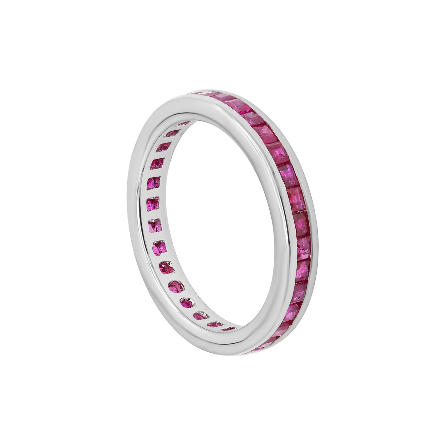 Precious Ruby Band Ring In 18k Gold