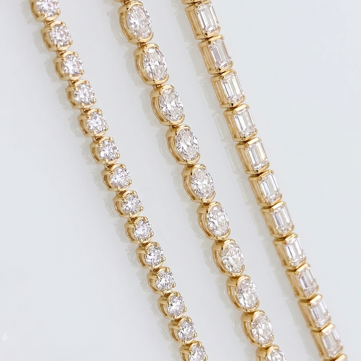 CZ Tennis Bracelet, Oval Cut CZ 925 Sterling Silver Bracelet, Gold Finish Tennis Jewelry, Sparkling Bridal Bracelet, Gift for Her