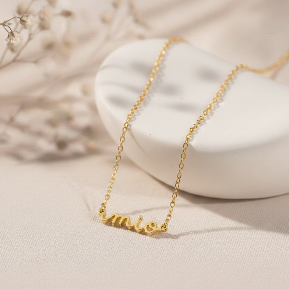 925 Sterling Silver Personalized Name Necklace | Handmade Customize Necklace | Minimalist Jewelry Gift.