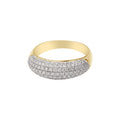 Gorgeous Diamond Gold Ring In 18k Yellow Gold