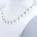 Handmade Natural Peridot Necklace | Dainty 925 Sterling Silver Gemstone Necklace.