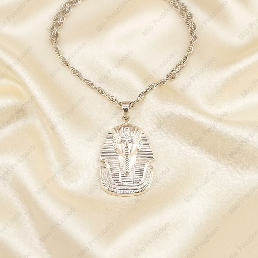 925 Sterling Silver King Tut Pendant | Handmade Minimalist Pendant | Unique Jewelry.