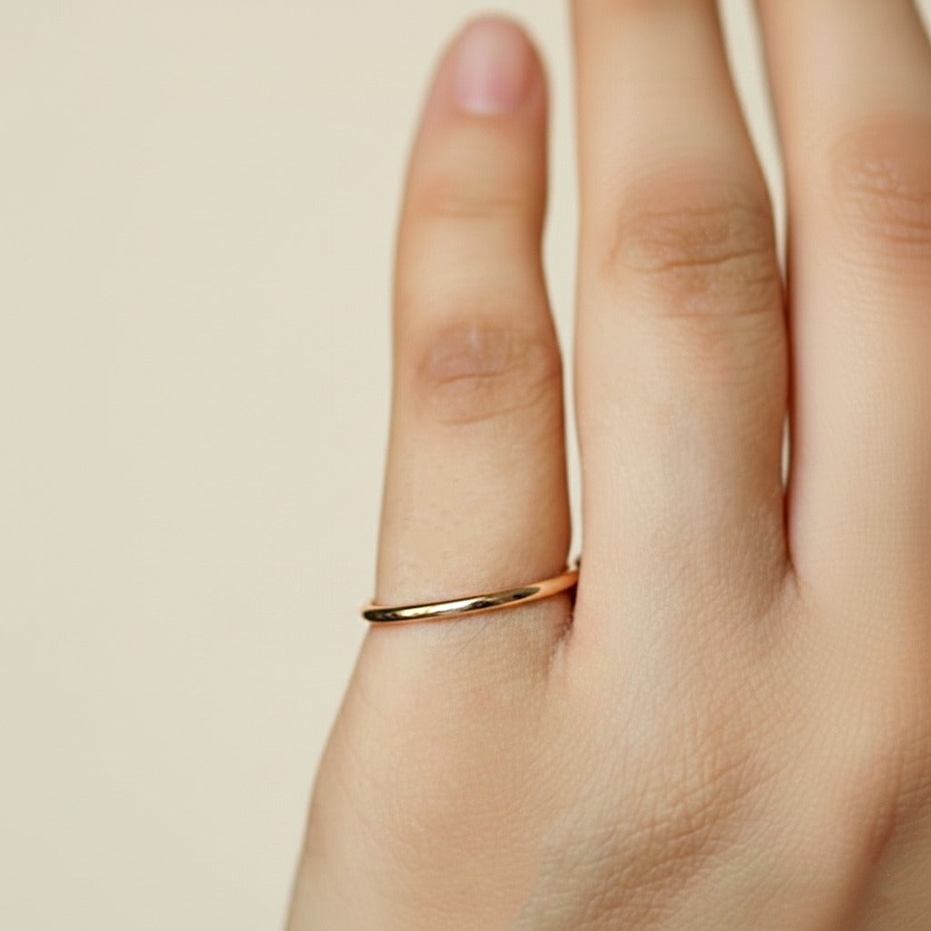 925 Sterling Silver Stackable Band Ring | Boho Statement Ring | Handmade Fine Jewelry | Minimalist Rings.